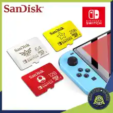ภาพขนาดย่อของสินค้าSanDisk microSDXC-Card for Nintendo Switch 64GB 128GB 256GB 512GB (เมม switch)(Nintendo Switch Memory card)(Switch Memory card)(MicroSD Card)(Micro SD Card)