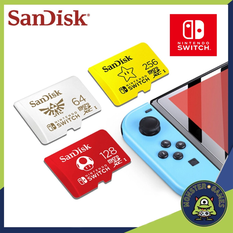 ภาพหน้าปกสินค้าSanDisk microSDXC-Card for Nintendo Switch 64GB 128GB 256GB 512GB (เมม switch)(Nintendo Switch Memory card)(Switch Memory card)(MicroSD Card)(Micro SD Card)