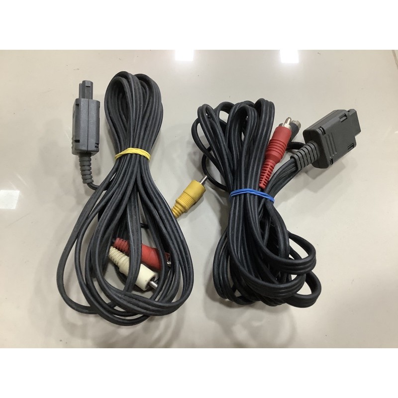 สาย AV S-Video Cable แท้ Nintendo สำหรับเครื่อง FC AV, SFC, N64, GC สาย เอวี Super Famicom, N64, Gamecube ราคา 100 บาท*ส่งฟรี