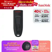 ภาพขนาดย่อสินค้าSanDisk Ultra USB 3.0 Flash Drive, CZ48 32GB, USB3.0, Black, stylish sleek design, 5Y ( แฟลชไดร์ฟ usb Flash Drive )