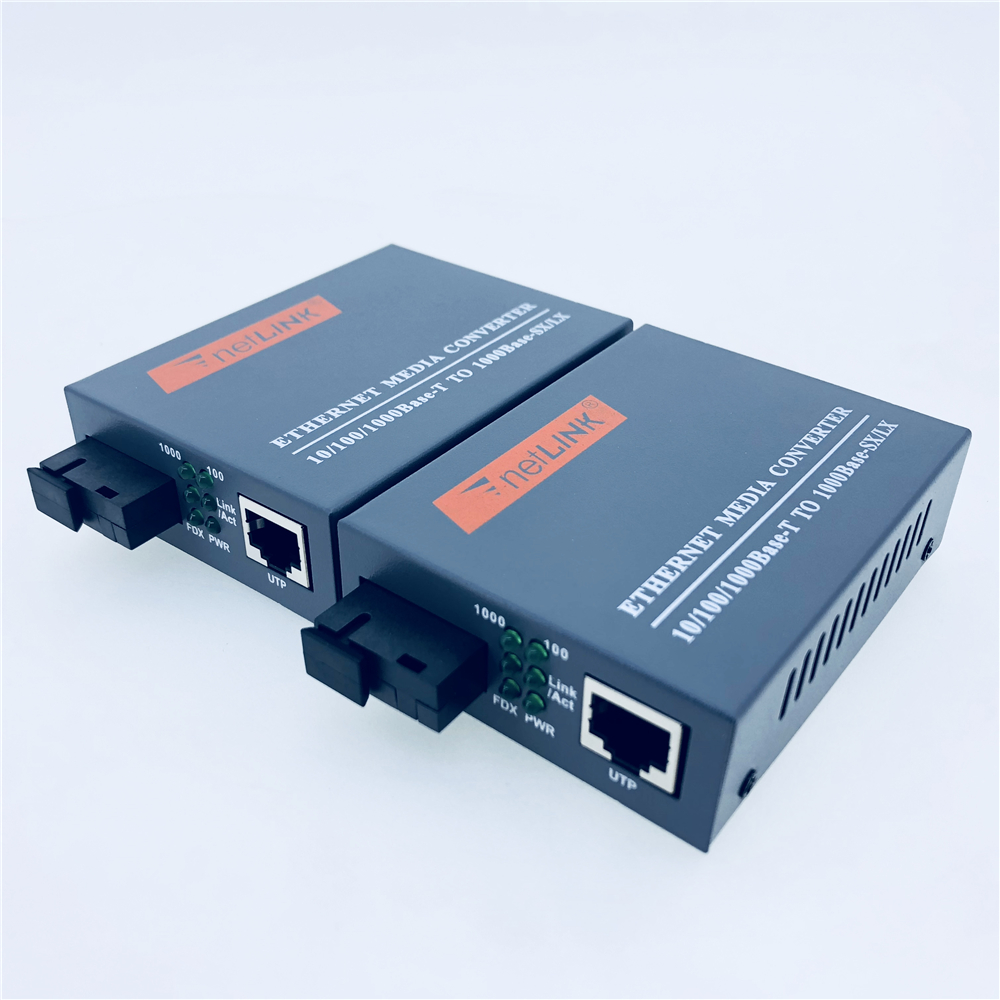 ภาพอธิบายเพิ่มเติมของ NetLINK Gigabit Media Converter HTB-GS-03 (A/B) Fiber Optic 20KM  ( 1 คู่ ) ส่ง Kerry