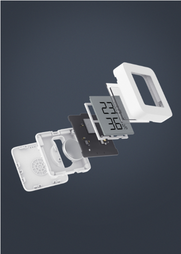 ภาพอธิบายเพิ่มเติมของ Xiaomi Mi Temperature and Hty Monitor 2 - เครื่องวัดอุณหภูมิและความชื้นรุ่น 2