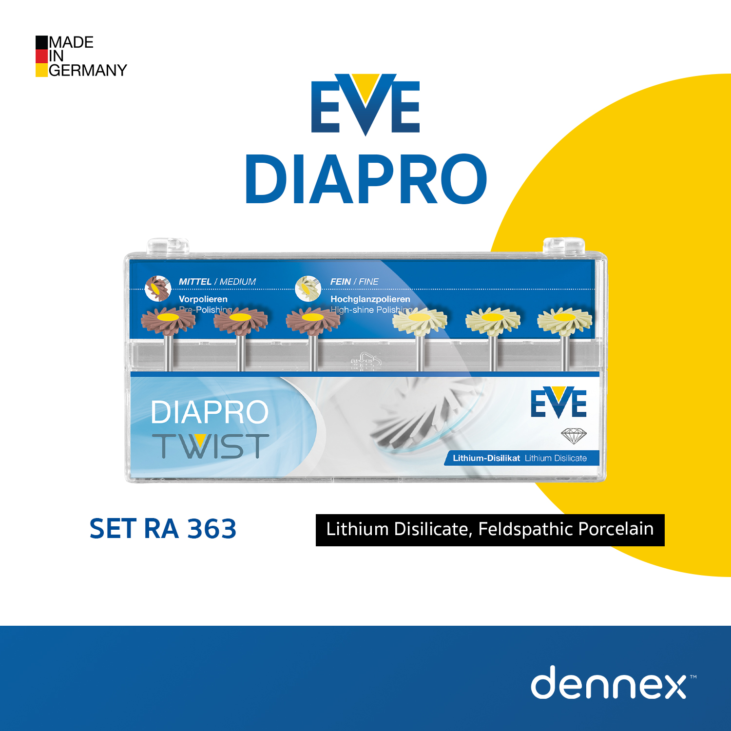 ชุดหัวขัด EVE " DIAPRO TWIST " Set RA 363 ราคา 3,739 บาท*ส่งฟรี