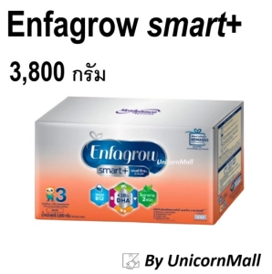 สินค้า เอนฟาโกร สมาร์ทพลัส รสจืด สูตร3 ENFA SMART [เลือกที่ตัวเลือก] 3,800 กรัม เอนฟา สมาร์ท เอนฟาสมาร์ท  Enfagrow smart+ plus นมผง สำหรับเด็ก [C]