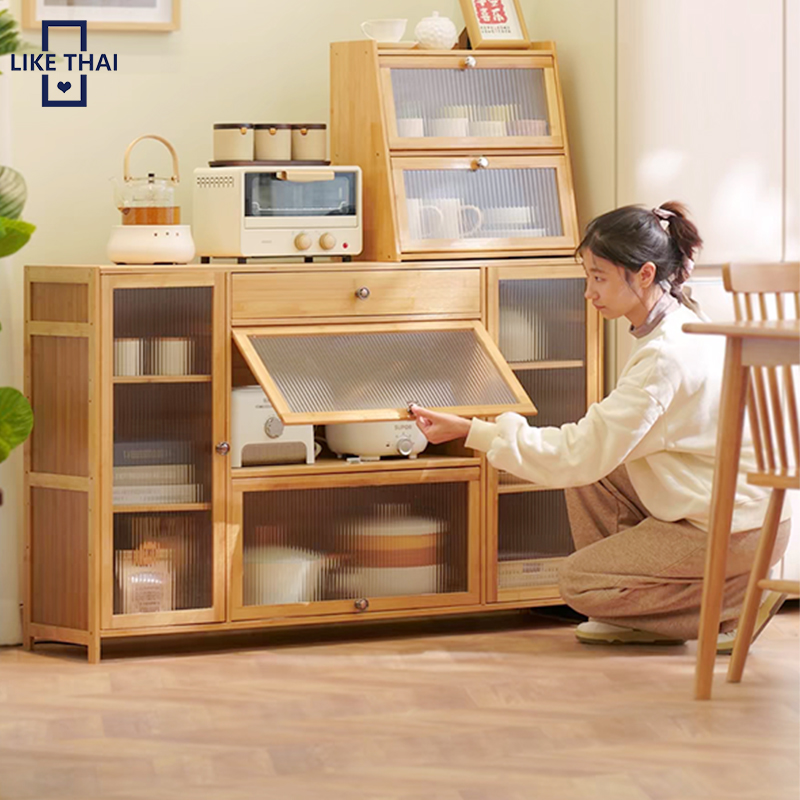 มีลิ้นชัก ตู้ครัว เคาน์เตอร์ครัว ตู่ไม้เก็บของ ตู้อเนกประสงค์ ชั้นวางของในครัว ตู้เก็บของในครัว ตู้เข้ามุม สวยงาม คงทน ราคา 1,199 บาท*ส่งฟรี