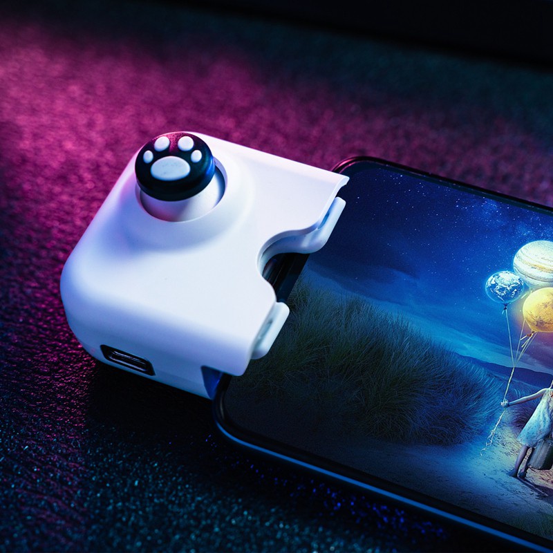 ข้อมูลเพิ่มเติมของ A85 gamepad รุ่นใหม่ล่าสุดจับถนัดมือจับพร้อมปุ่มยิง PUBG Free Fire จอยเกมจอยเกมมือถือจอยเกมออกรองรับเฉพาะระบบ PUBG Game Controller Phone Controller Gamepad Type C Port with