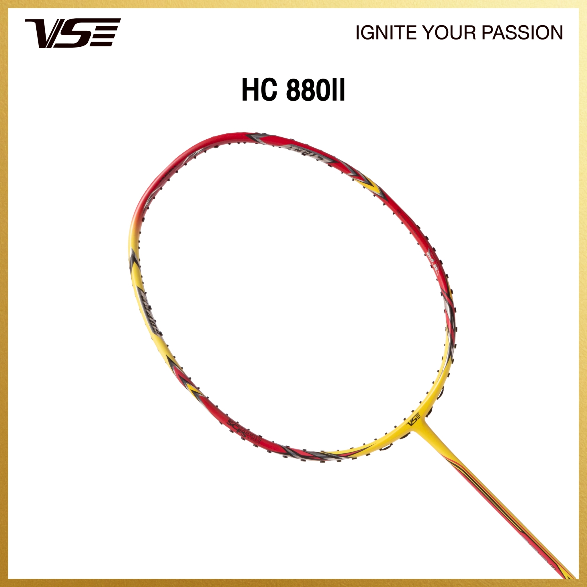 (New) Vs Badminton Racket Model Hc880Ii 5U, Free Grip + String + Case ราคา 3,560 บาท*ส่งฟรี