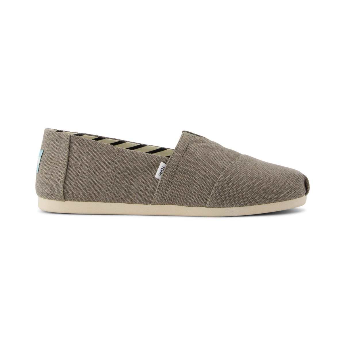TOMS รองเท้าลำลองผู้ชาย สลิปออน รุ่น Alpargata Vetiver Grey Heritage Canvas (CE) รองเท้าลิขสิทธิ์แท้ ราคา 2,261 บาท*ส่งฟรี