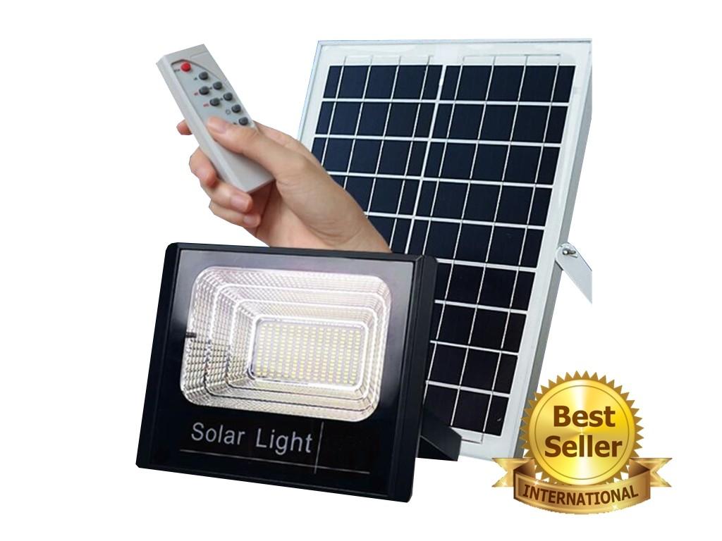 Solar Light 40W สปอร์ตไลท์ แท้จาก JD รุ่น JD-8840 แสงขาว Floodlight ฟลัดไลท์ Spot Light Solar cell 40 วัตต์ โคมเพชร โคมไฟสวน โคมไฟถนน โคมไฟโรงรถ โคมไฟพลังงานแสงอาทิตย์ แผงโซล่าร์ รีโมท รุ่นใหม่