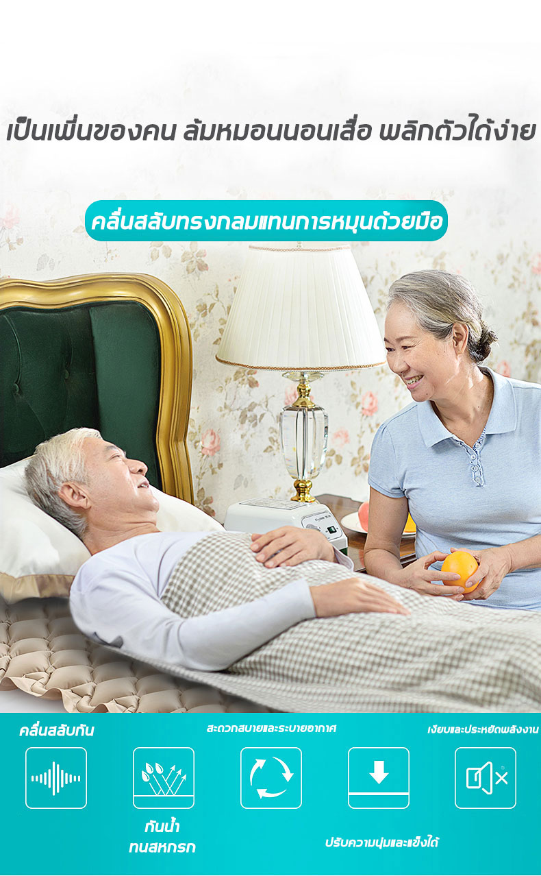 ข้อมูลเกี่ยวกับ ป้องกันแผลกดทับ คุณภาพสูง ชายชราเป็นอัมพาต ผู้ป่วยนอนอยู่บนเตียง ผ้าทางการแพทย์ ที่นอนสำหรับคนป่วยติดเตียง ที่นอนผู้ป่วยติดเตียง ที่นอนแก้แผลกดทับ ที่นอนกันแผลกดทับ ที่นอนป้องกันแผลกดทับ ที่นอนลม ที่นอน ที่นอนลมคนป่วย เบาะลมผู้ป่วย ที่นอนเป่าลม