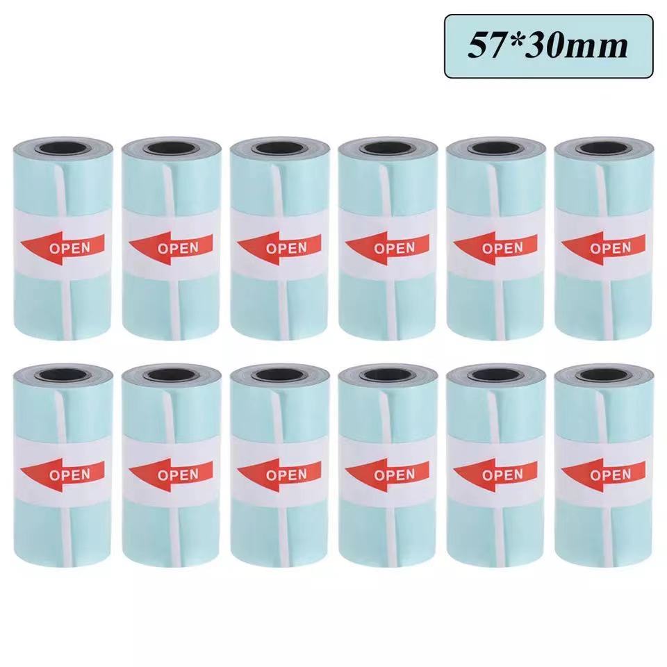 Paperang/Peripage กระดาษสติํกเกอร์พร้อมส่ง! กระดาษสติ๊กเกอร์ เเบบเว้นขอบ  paperang แท้!!! Sticker paperang peripage Flash สติ๊กเกอร์ปริ้น