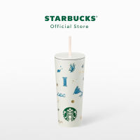 Starbucks Stainless Steel Siren The Muse Pattern Cold Cup 24oz. ทัมเบลอร์สตาร์บัคส์สแตนเลสสตีล ขนาด 24ออนซ์ A11184922
