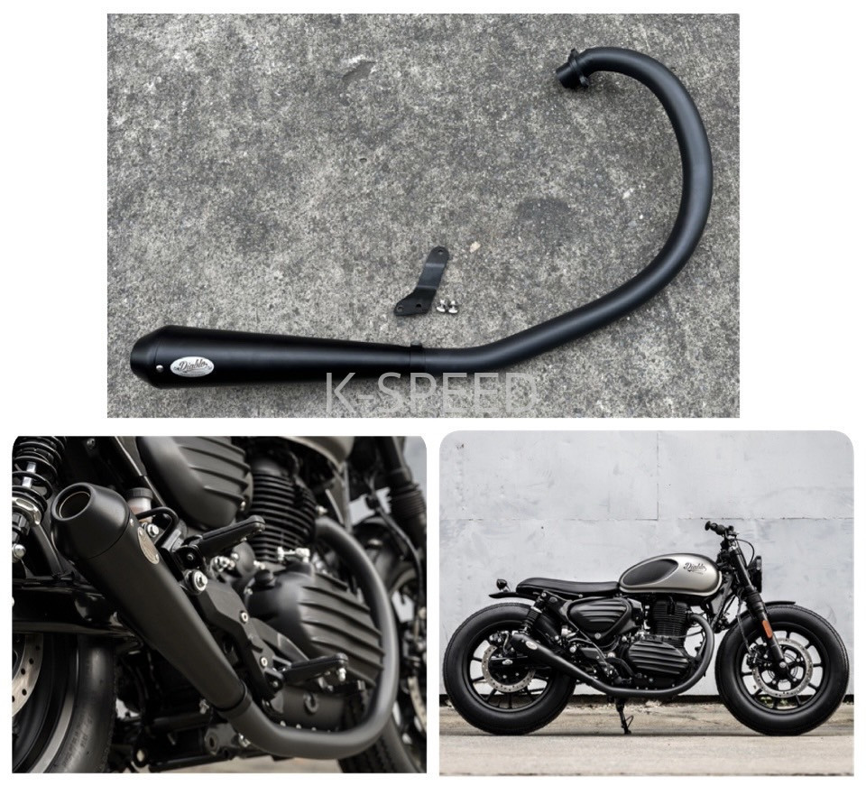 ท่อสูตร Diabolus Full System Royal Enfield Hunter 350 แบรนด์ Diabolus [ส่งจาก K-SPEED] (HT02) ราคา 12,200 บาท*ส่งฟรี