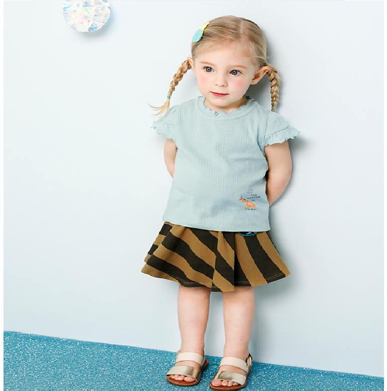 [MILKMILE]กระโปรงทรงรีน่ารัก สำหรับสาวน้อย [Korea brand] Skirt/MOPGSK01 ราคา 159 บาท*ส่งฟรี