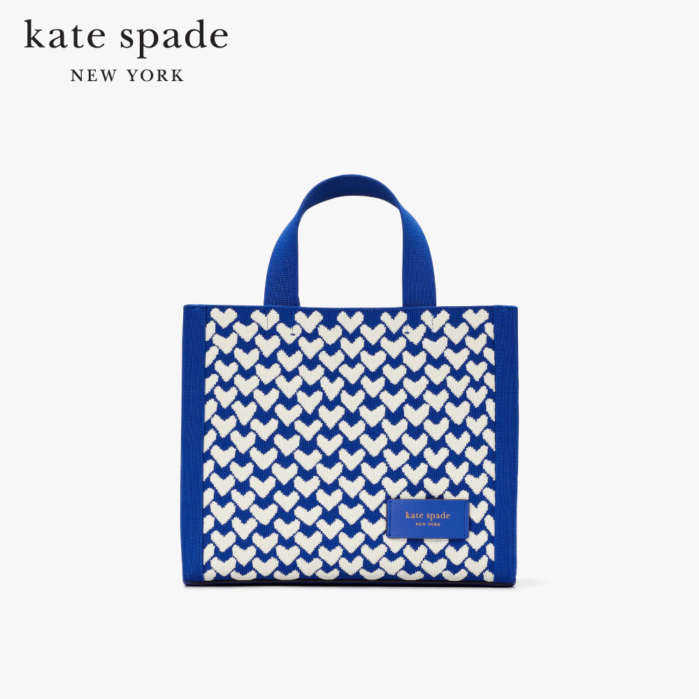 KATE SPADE NEW YORK MANHATTAN MODERNIST HEARTS JACQUARD SMALL TOTE KC838 กระเป๋าถือ ราคา 7,450 บาท*ส่งฟรี