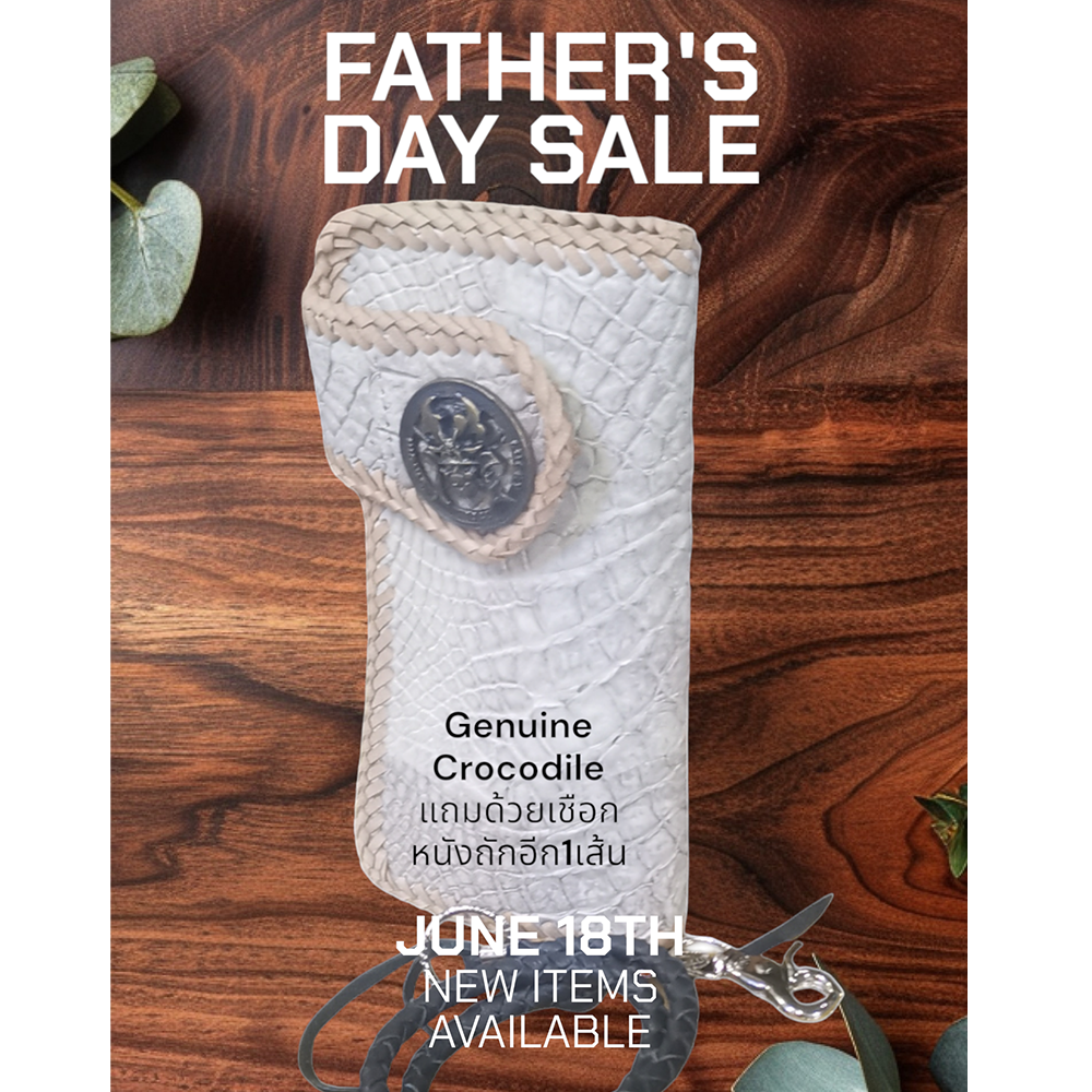 You Like กระเป๋าทรงยาว PP หนังจระเข้แท้ ราคา 1,390 บาท*ส่งฟรี