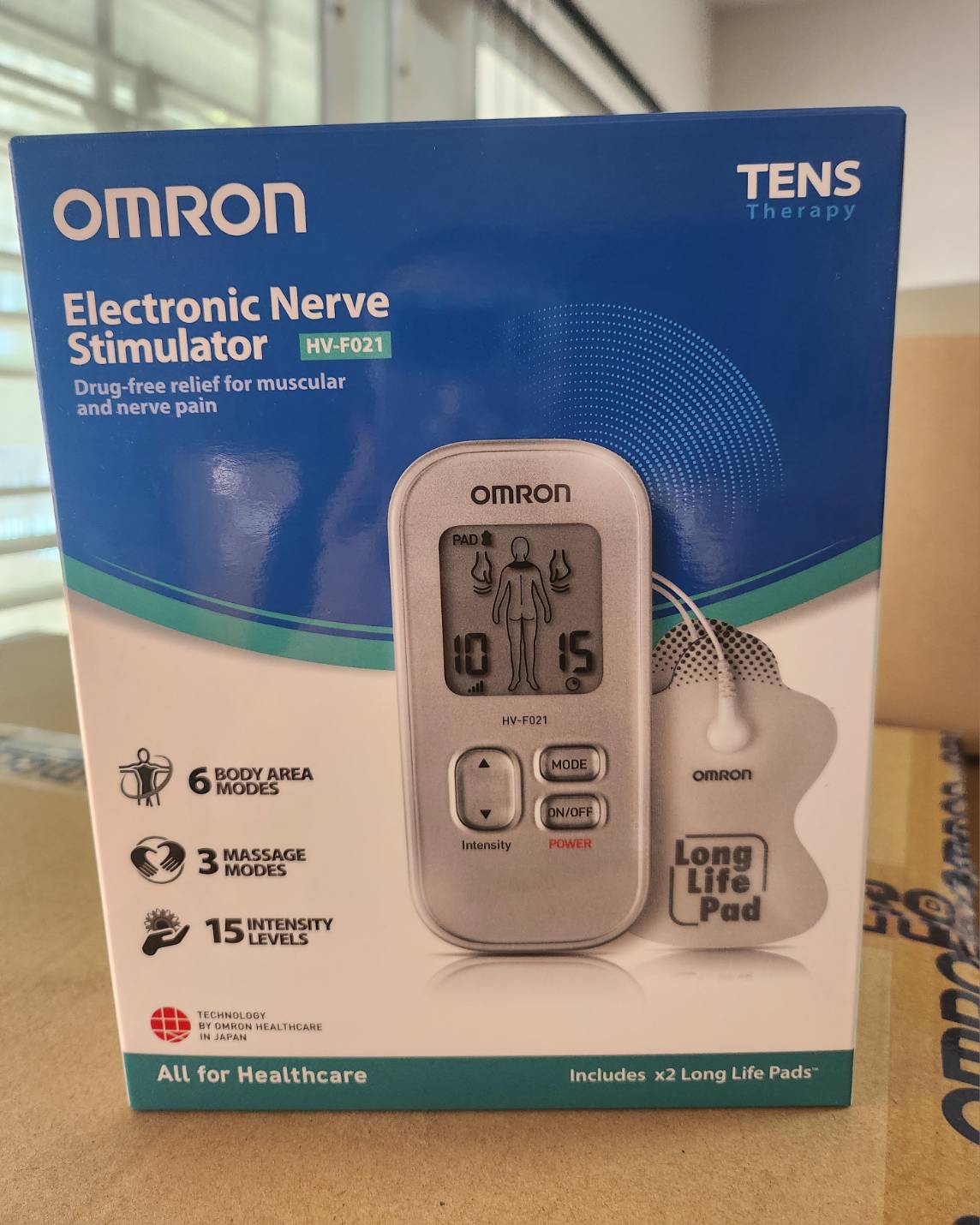 Omron Long Life Pad / เครื่องนวดไฟฟ้า Omron รุ่น HV-F021(ของแท้ รับประกันศูนย์) ราคา 1,785 บาท*ส่งฟรี