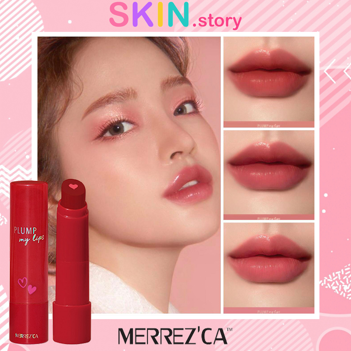 Merrezca Plump My Lips 4g เมอร์เรซกา ปลัม มาย ลิป Merrez'ca