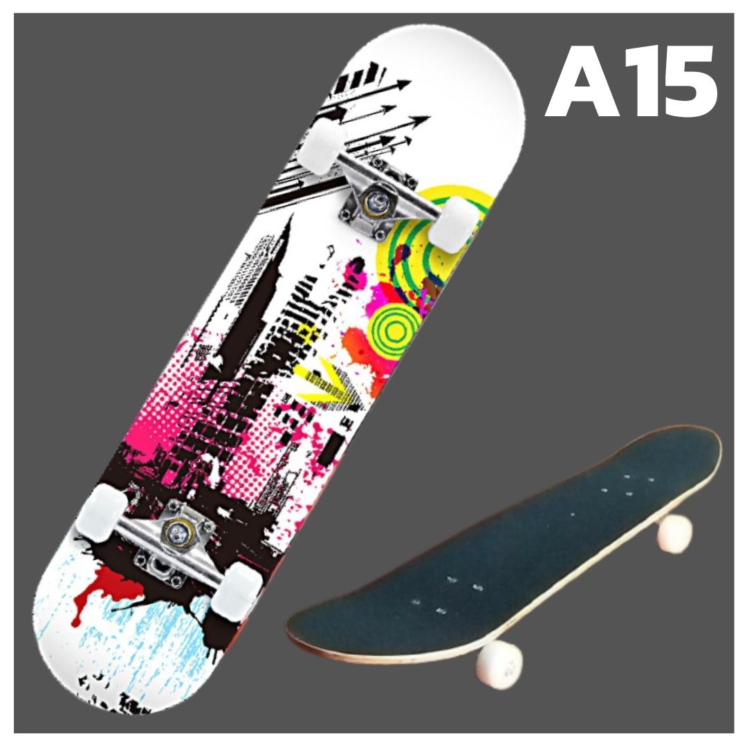 skateboard สำหรับเด็ก เเละ ผู้ใหญ่ แฟชั่นสเก็ตบอร์ด สเก็ตบอร์ด สำหรับผู้เริ่มเล่น รับน้ำหนักได้ 150Kgs สเก๊ตบอร์ด BY AT SHOPPING