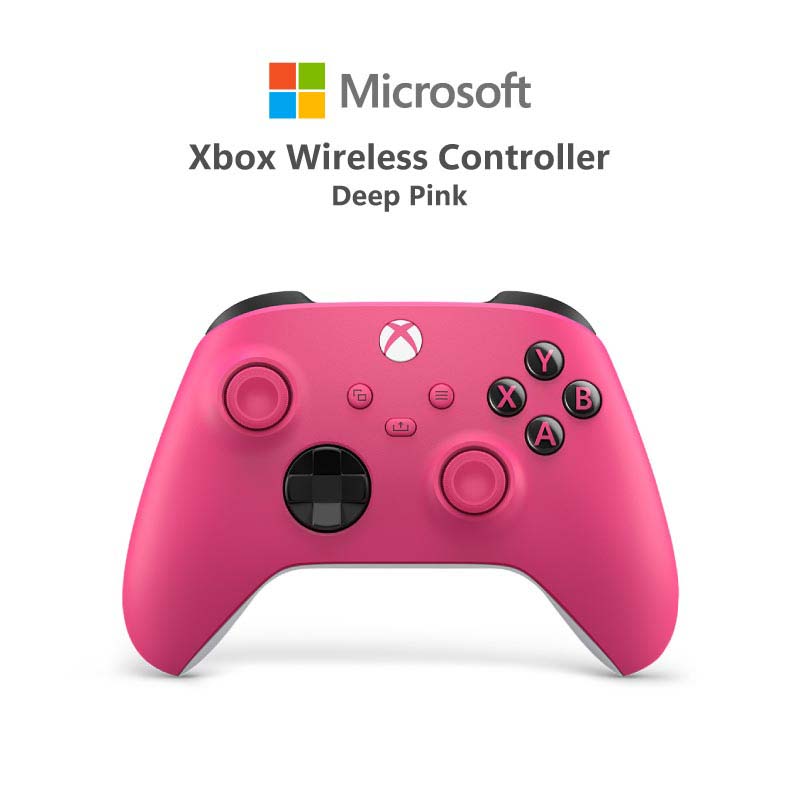จอยเกมไร้สาย Gamepad Controller Microsoft คอนโทรลเลอร์ไร้สาย Xbox สีชมพูเข้ม ราคา 2,590 บาท*ส่งฟรี