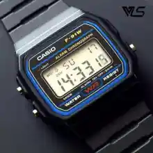 ภาพขนาดย่อของสินค้าOK./Casio นาฬิกาข้อมือผู้ชาย สายสแตนเลส -รุ่น A158WA-1DF - สีเงิน