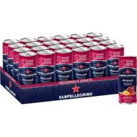 San Pellegrino Melograno E Aranciata 330ml น้ำผลไม้อัดแก๊สธรรมชาติ รสส้มและทับทิม ขนาด 330ml 24 กระป๋อง