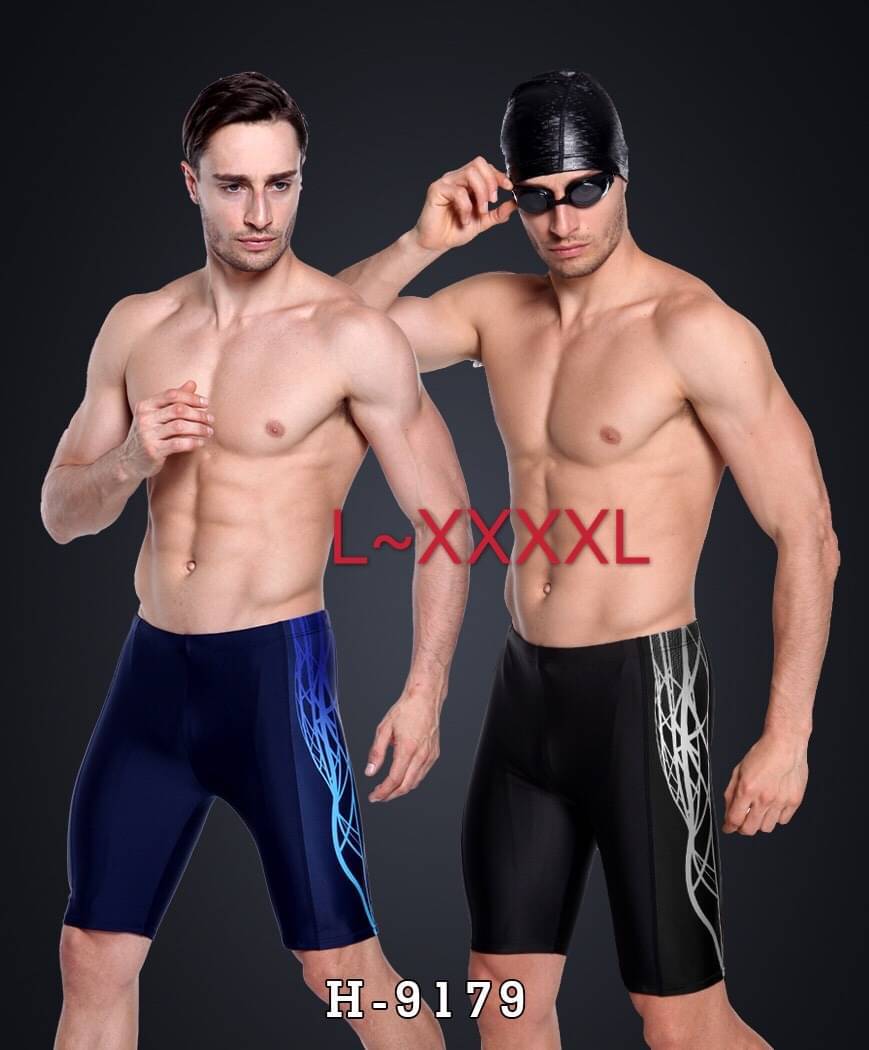 กางเกงว่ายน้ำชาย กางเกงว่ายน้ำ กางเกงว่ายน้ำผู้ชาย มีสีกรม สีดำ  มีหลายลาย ผ้าเนื้อดีมาก L XL 2XL 3XL 4XLพร้อมส่งด่วน pollyshop polyshop