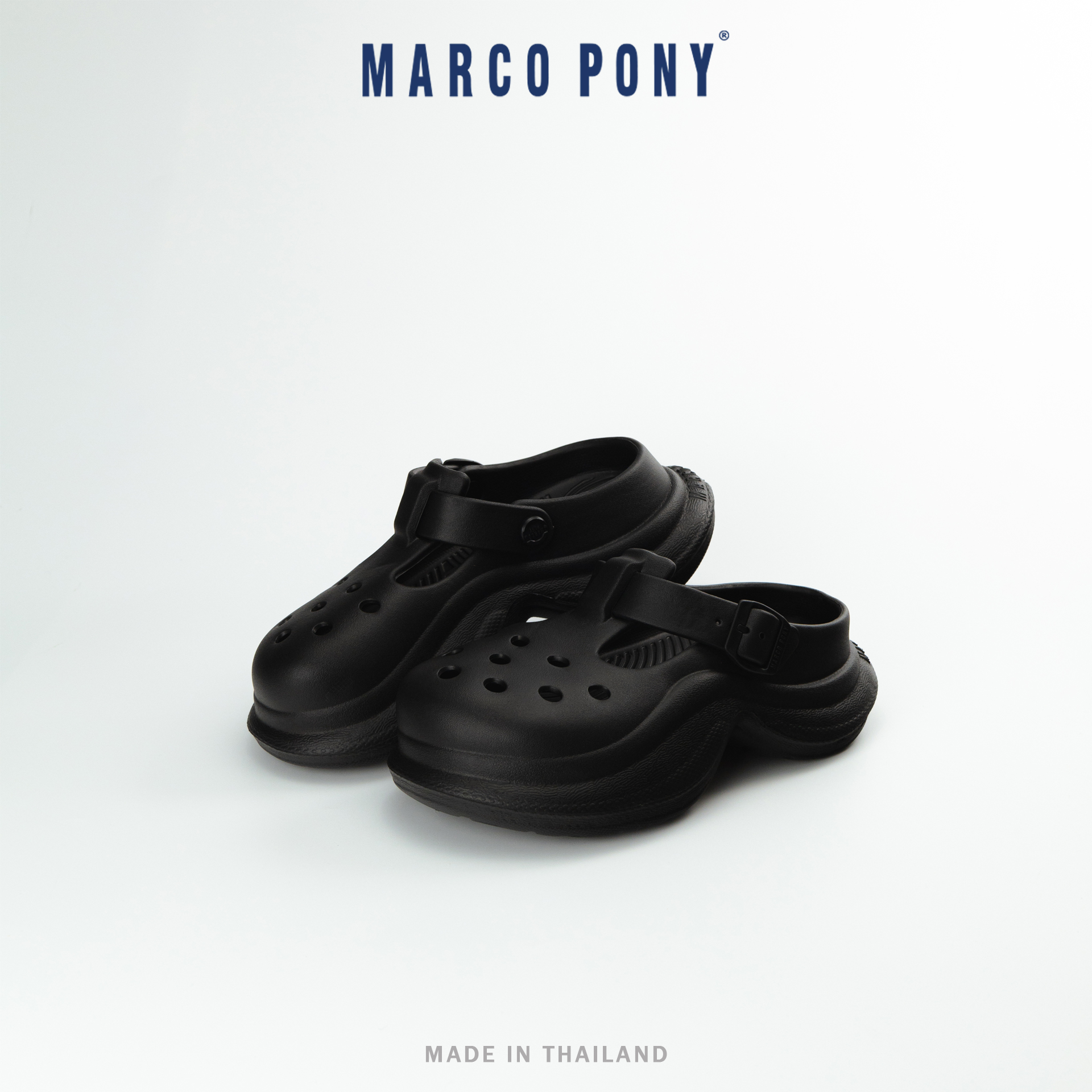 Marco Pony Women's Sandals Women's Big Toe Shoes Women's Fashion Shoes, Eva Rubber Model, Anti-Slip, Lightweight, Mh9034 ราคา 129 บาท*ส่งฟรี