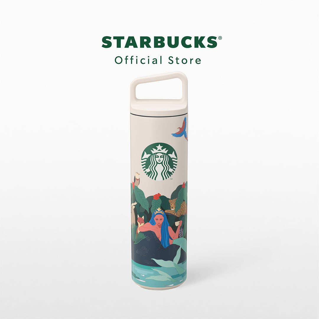 Starbucks Stainless Steel Siren & Woodland Water Bottle 20oz. ขวดน้ำสตาร์บัคส์สแตนเลสสตีล ขนาด 20ออนซ์ A11156016 ราคา 1,650 บาท*ส่งฟรี