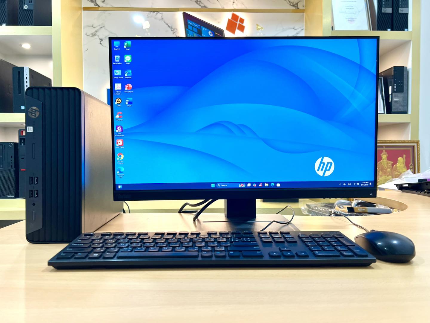 (คอมชุดมือสอง) HP Prodesk 400 G7 SFF / i5-10500 / Ram 8 GB / M.2 SSD 256 GB / จอขนาด 24 นิ้ว ราคา 10,900 บาท*ส่งฟรี