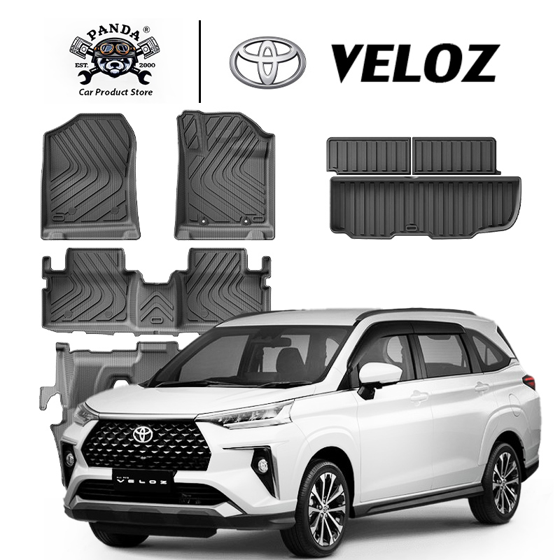 [Panda] Car Floor Mats Toyota Veloz [2022-Present] Car Carpets, Carpets Made from Environmentally Friendly Tpe Material, Durable and Anti-Slip. ราคา 3,299 บาท*ส่งฟรี