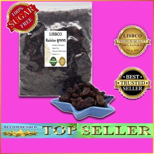 สินค้า ลูกเกดสีดำ พร้อมทาน เกรด A พรีเมียม++ 1 กิโลกรัม Black Raisins 1 kg. สินค้านำเข้า คุณภาพดี ไม่มีส่วนผสมของน้ำตาล เหมาะสำหรับทุกวัย Quality Products