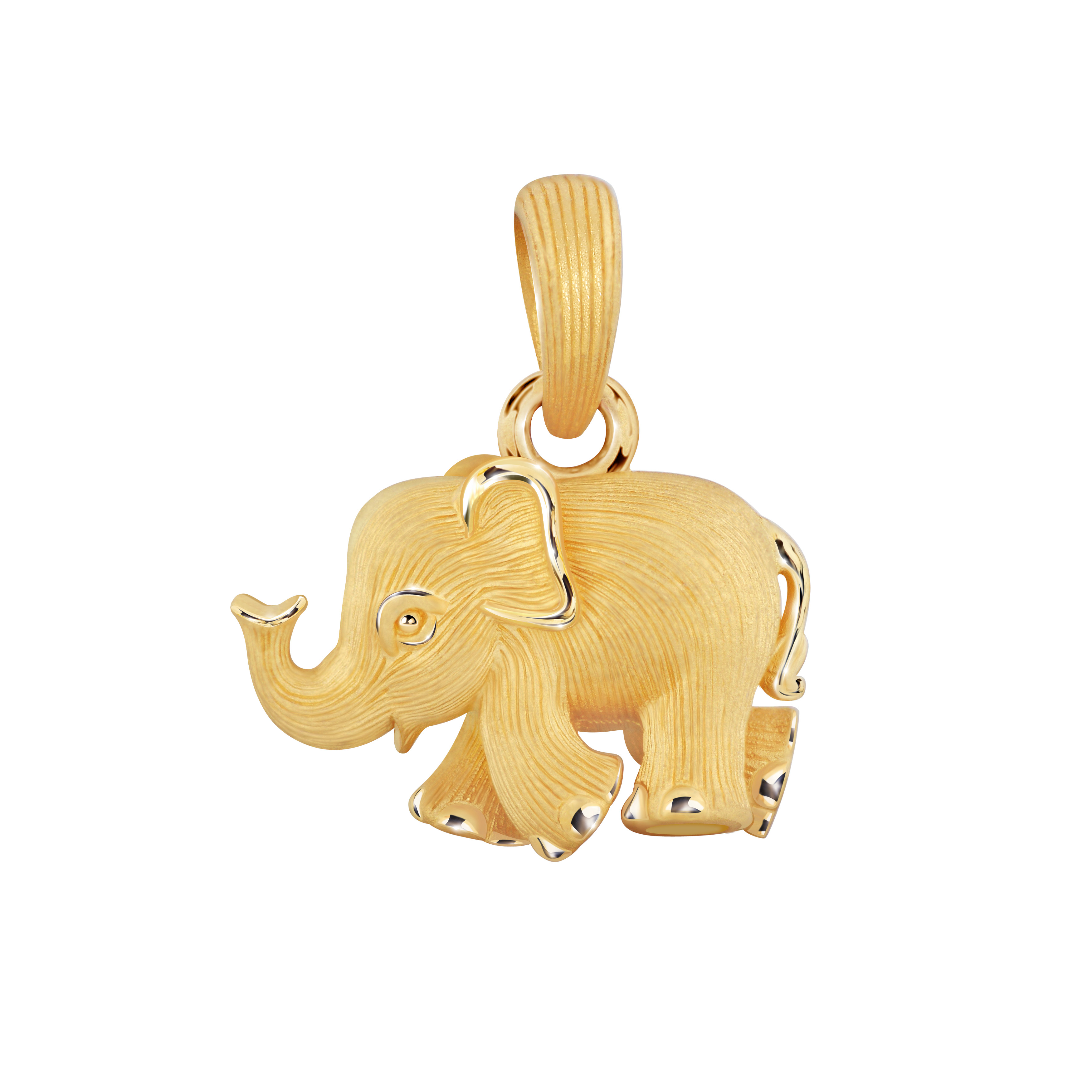 Prima 99.9% Gold Pendant in the Shape of an Elephant, Product Code 111P0758-01 - ยี่ห้อ Prima ราคา 58,424 บาท*ส่งฟรี