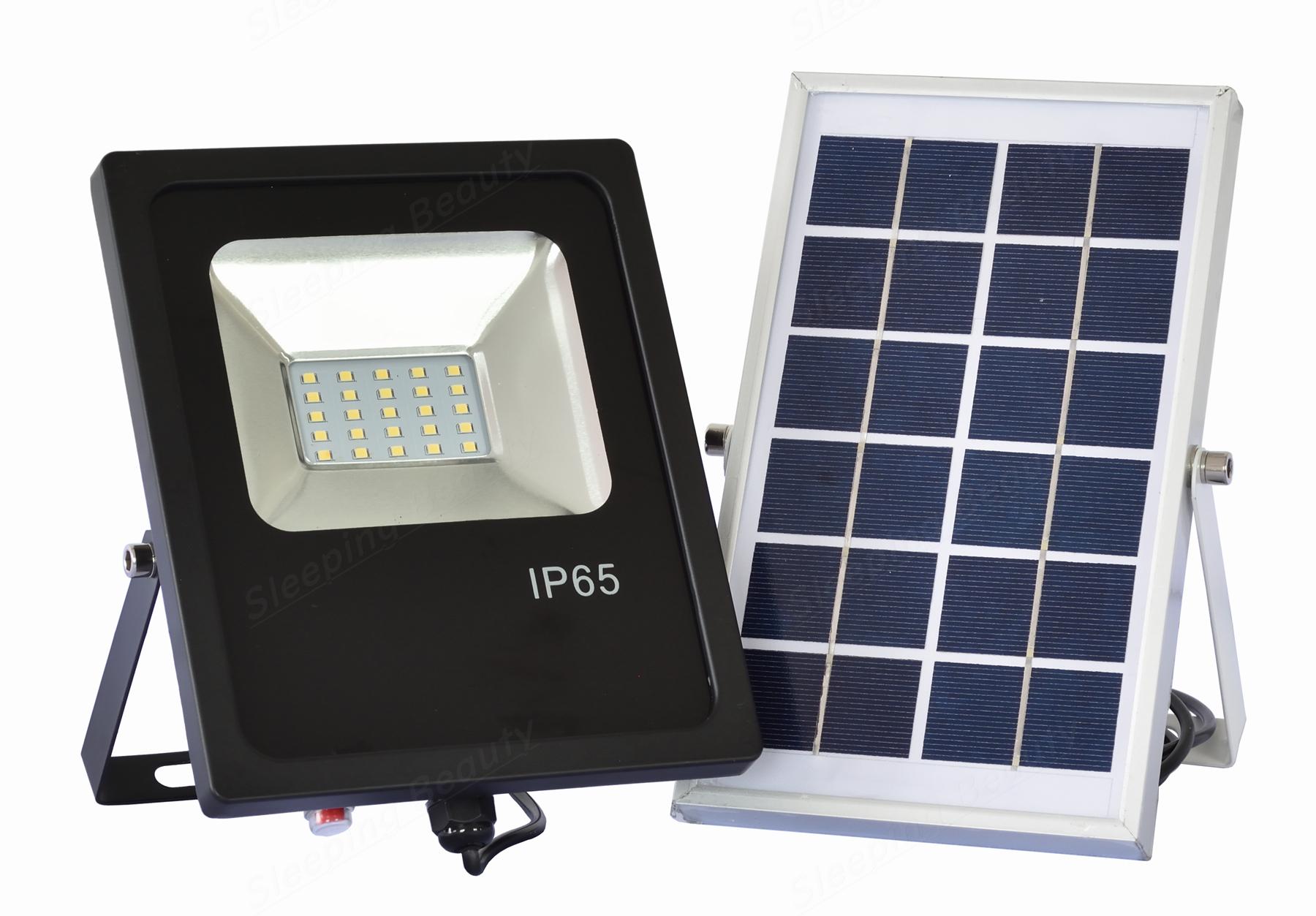 ชุดโคมไฟฟลัดไลท์ LED Solar Flood Light 20W SFL01