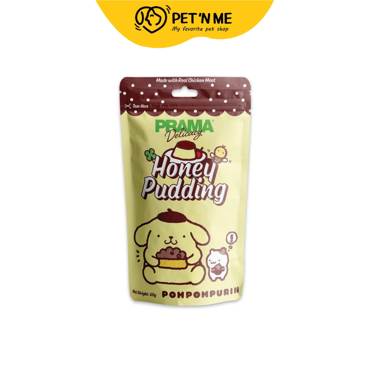 Prama พราม่า ขนมแท่ง สำหรับสุนัข รสพุดดิ้งน้ำผึ้ง 60 g ราคา 49 บาท*ส่งฟรี