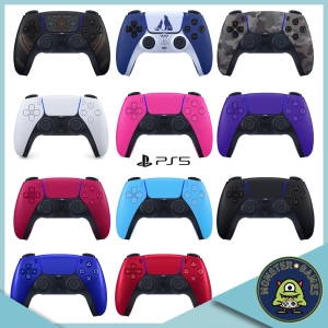 สินค้า PS5 DualSense Wireless Controller สี Midnight Black / Cosmic Red / Galactic Purple / Nova Pink / Starlight Blue (จอย ps5)(จอย ps.5)(Ps5 controller)(PS5 Dual Sense Controller)