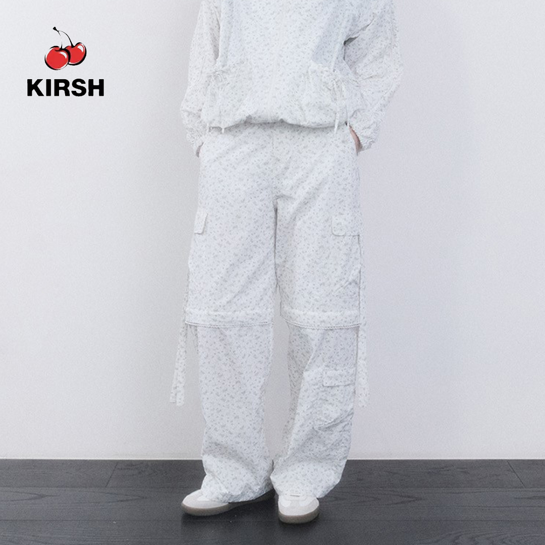 [Kirsh] Ribbon Detail Two-Way Nylon Pants | 26Ss | Women's Pants | Breathable | Loose Fit | Women's Loose-Fit Pants | Women's Adjustable Pants | Lightweight Casual ราคา 4,291 บาท*ส่งฟรี