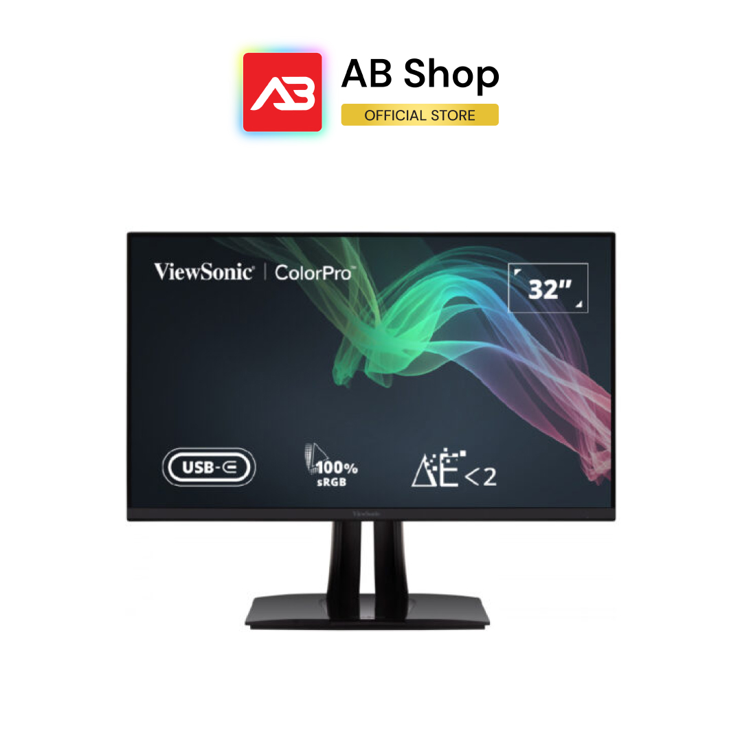 ViewSonic จอมอนิเตอร์ 32″ 4K(3840×2160)(UHD) 60Hz SuperClear IPS panel รุ่น VP3256-4K ราคา 19,900 บาท*ส่งฟรี