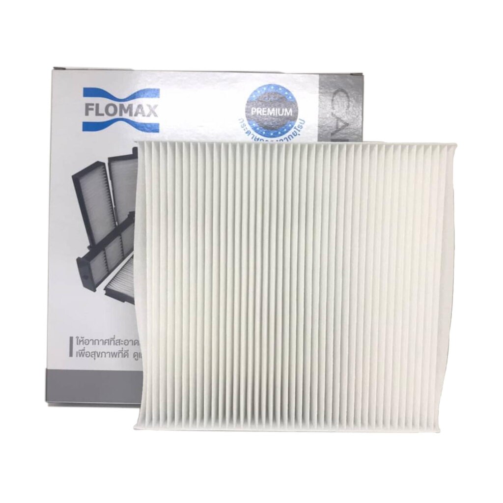 กรองแอร์ / ไส้กรองอากาศแอร์ ISUZU DMAX All-NEW ปี 16-19 / MU-X เครื่อง 1.9, 3.0 BLUEPOWER ยี่ห้อ FLOMAX ดีแม๊ก FMC139 5-86702620-0 / 27277-5EK0A CABIN AIR FILTER ขนาด 200x215x30 มิล ราคา 194 บาท*ส่งฟรี