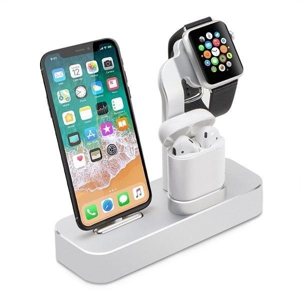 Coteetci Wireless Charger 3in1 แท่นชาร์จไร้สาย iPhone มือถือ, Apple Watch (iWatch), Airpods