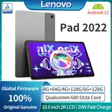 ภาพขนาดย่อของสินค้าLenovo tablet Xiaoxin Pad 2022 10.6นิ้ว Qualcomm 680 Octa Core 4GB RAM+128GB ROM , 6GB RAM+128GB ROM android 12 Tablet PC