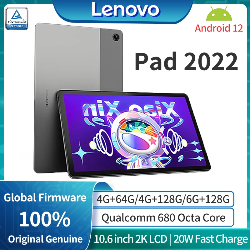 ภาพหน้าปกสินค้าLenovo tablet Xiaoxin Pad 2022 10.6นิ้ว Qualcomm 680 Octa Core 4GB RAM+128GB ROM , 6GB RAM+128GB ROM android 12 Tablet PC