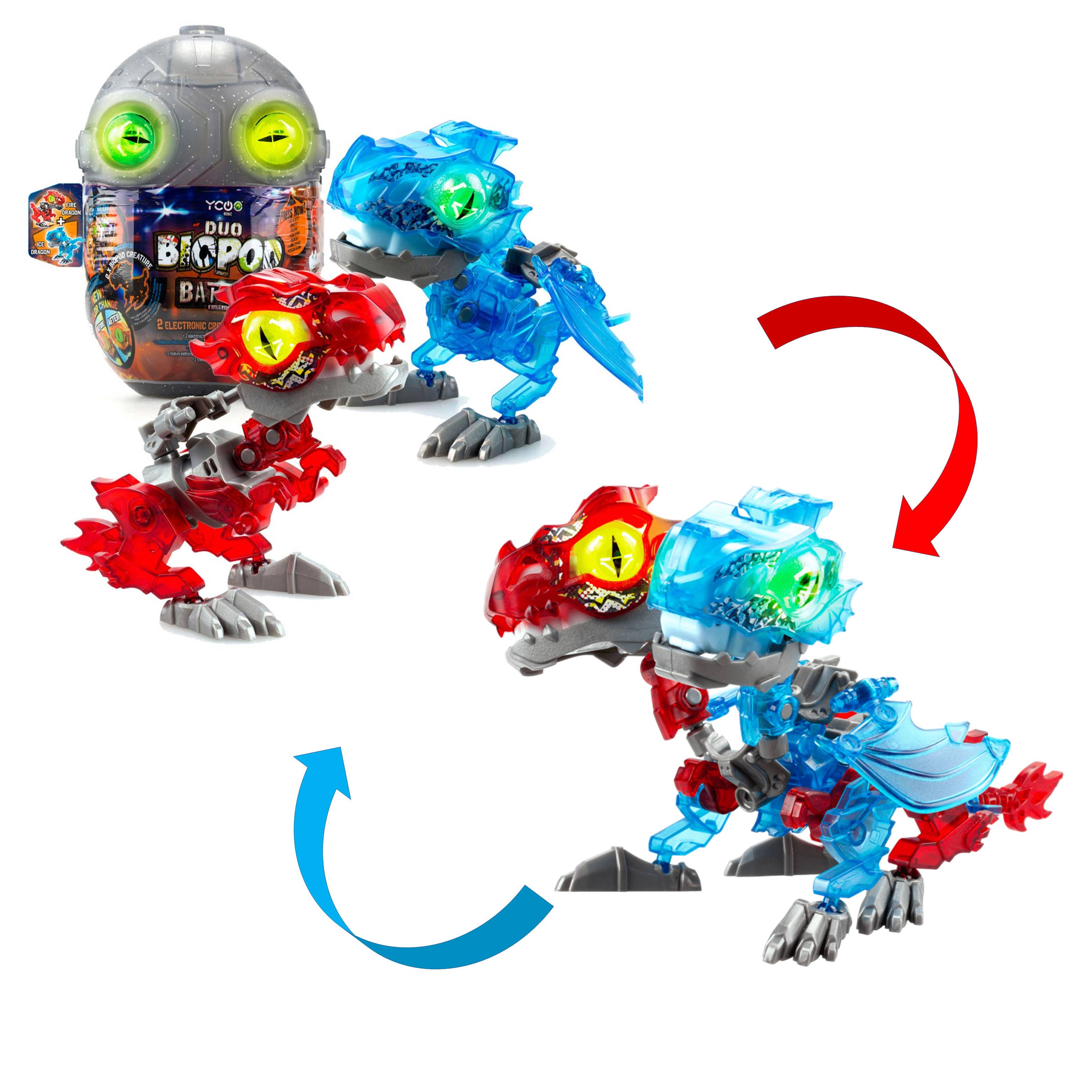 ของเล่นและโมเดลสะสม Silverlit (ซิลเวอร์ลิท) BIOPOD Battle Duo ซิลเวอร์ลิท ไบโอพอด แบทเทิ่ล ดูโอ้ รหัส SVB88152
