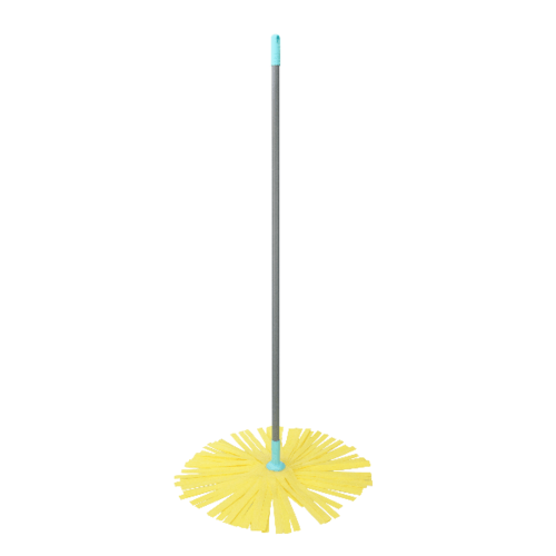 Global House ICLEAN ม๊อบกลม ด้ามเหล็ก HY0123-HY สีเหลือง รับประกันของเเท้! ราคา 155 บาท*ส่งฟรี