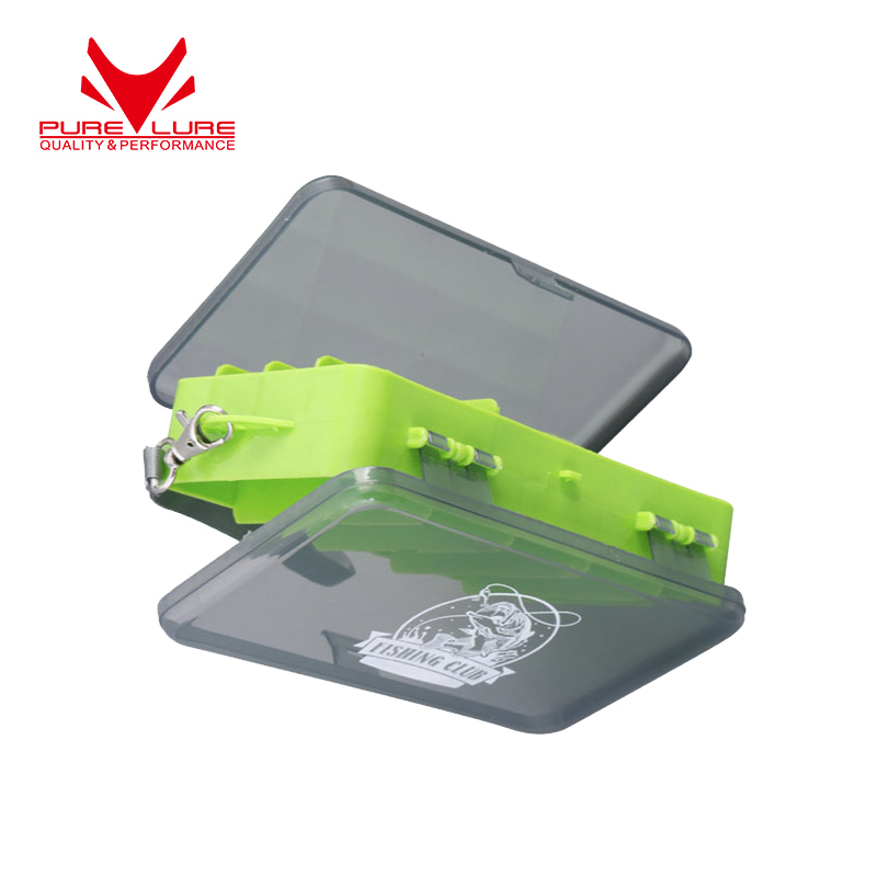 PURELURE Double-sided bait plastic luer positive and negative double-layer fish hook hard bait storage fishing gear ราคา 165 บาท*ส่งฟรี