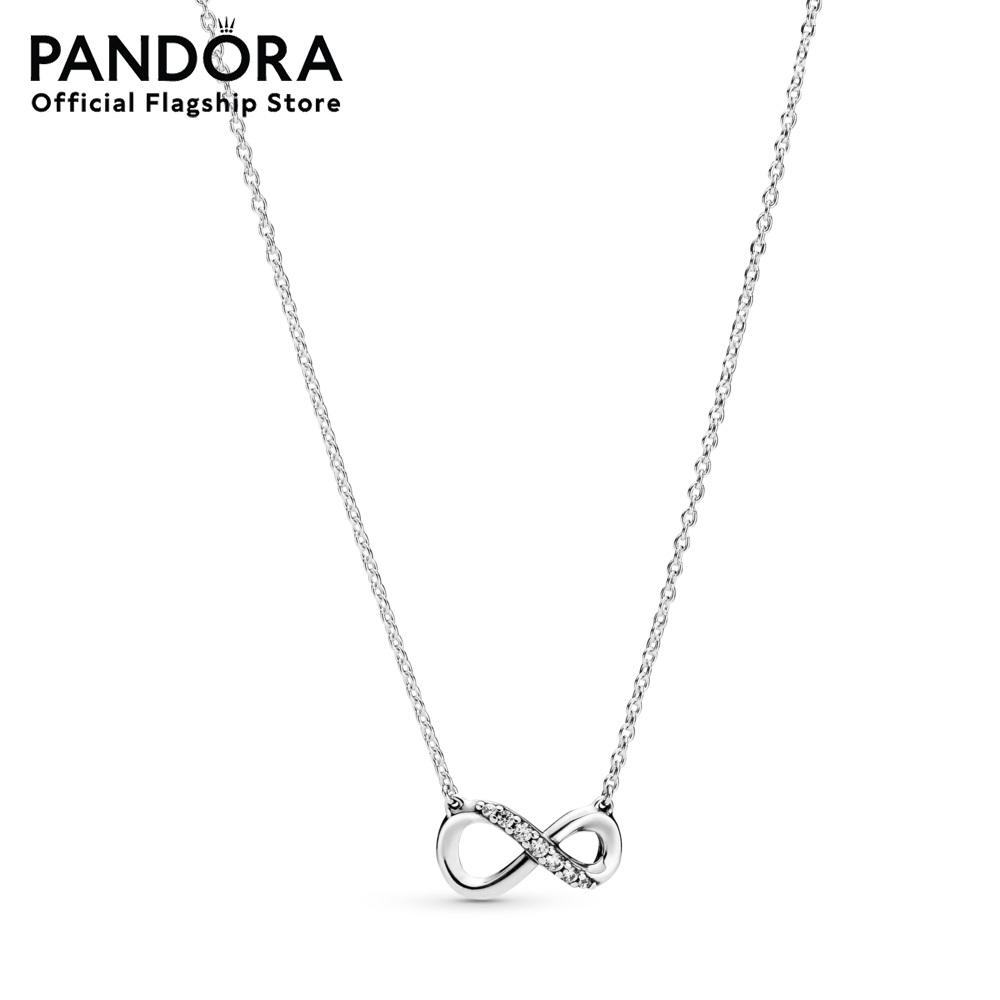 Pandora Sparkling Infinity Collier Necklace Jewelry Necklaces Silver Necklaces Pandora Necklaces Pandora ราคา 3,285 บาท*ส่งฟรี