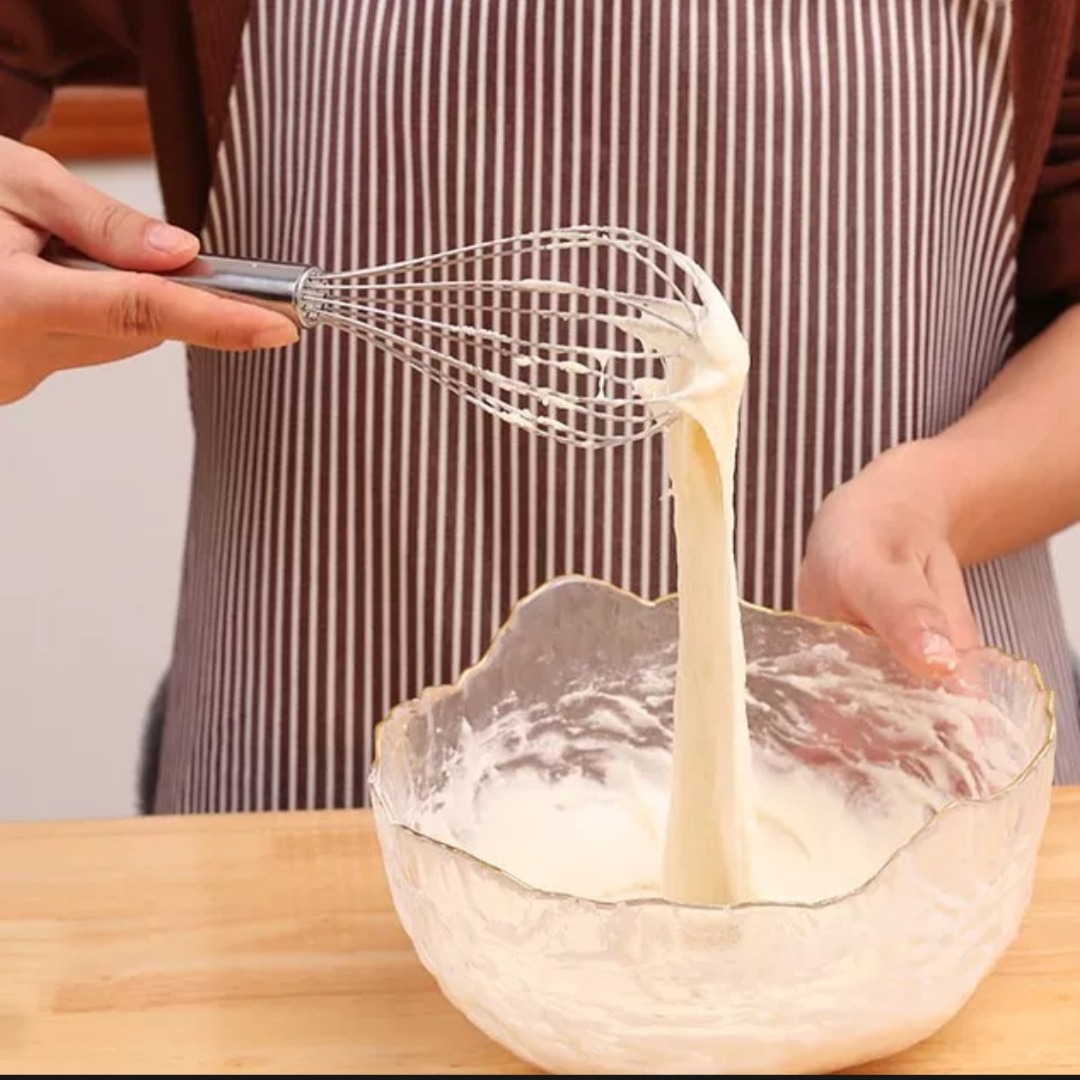 OULPAI ที่ตีไข่ด้ามจับโลหะสเตนเลส ทนทานและสะดวก ราคา 10 บาท*ส่งฟรี