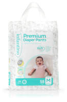 Infantino : Premium Diaper Pants - ผ้าอ้อมสำเร็จรูป แบบกางเกง Size M-XXXL (6-18kg+)