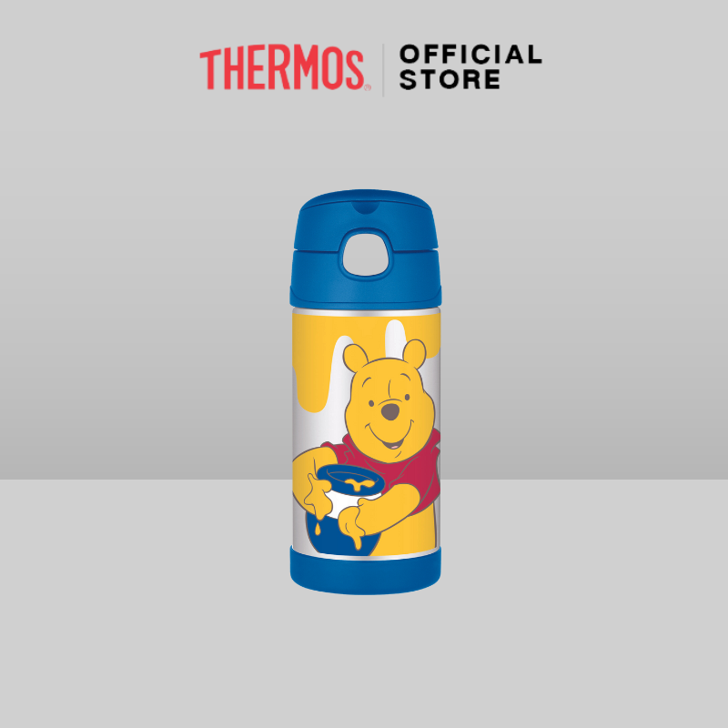 Thermos® F4014 Disney Winnie the Pooh Straw bottle (กระติกน้ำพร้อมหลอด) (350ml) ราคา 1,229 บาท*ส่งฟรี