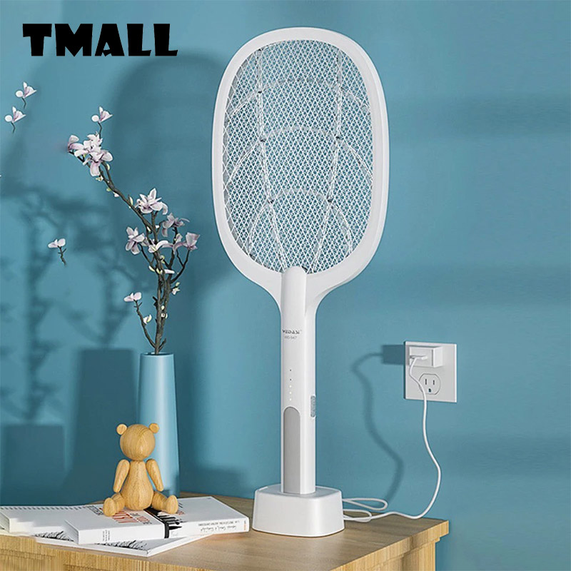 Electric mosquito swatter, mosquito swatter, model KD-888, mosquito repellent The mosquito trap has a charging base, built-in mosquito lure, 1,200 mAh battery, strong power ราคา 163 บาท*ส่งฟรี